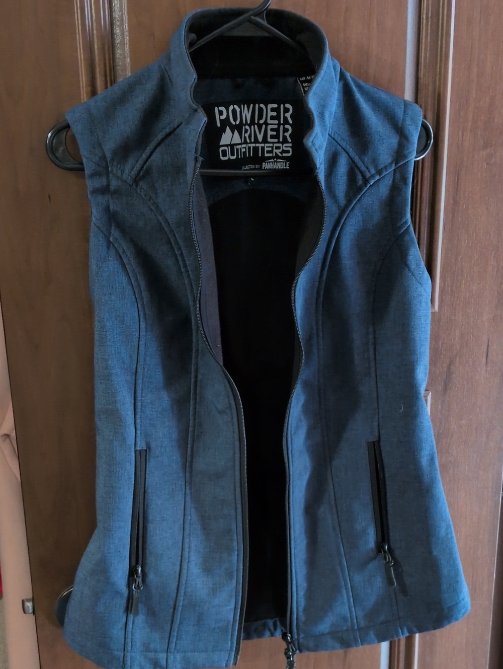 Powder River Outfitters Women's Slate Blue Zip Vest